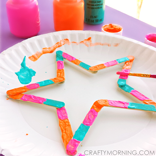 Mini Popsicle Stick Stars