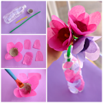 Tissue Paper & Egg Carton Tulips (Kids Craft)