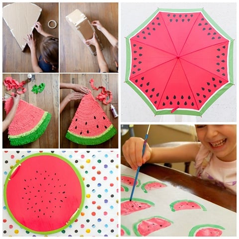 Watermelon Crafts & DIY Projects for Summer