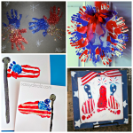 The Cutest 4th of July Handprint/Footprint Crafts