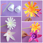 Styrofoam Cup Flowers (Kids Craft)