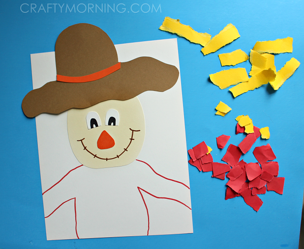 torn-paper-scarecrow-fall-craft-for-kids-