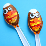 Plastic Spoon Owl Puppets (Kids Craft)