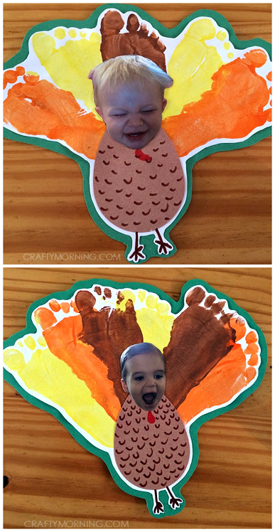 footprint-turkey-face-thanksgiving-kids-craft