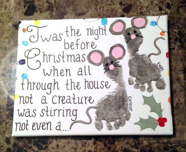 night-before-christmas-footprint-mouse-craft