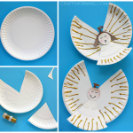 Easy Paper Plate Angel Craft for Kids
