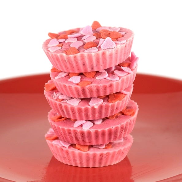 Valentines Frozen Fruity Yogurt Bites