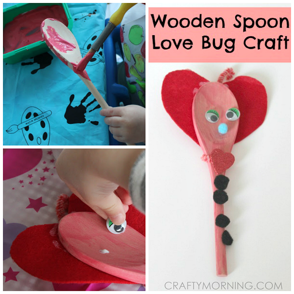 Wooden Spoon Love Bugs (Kids Craft)