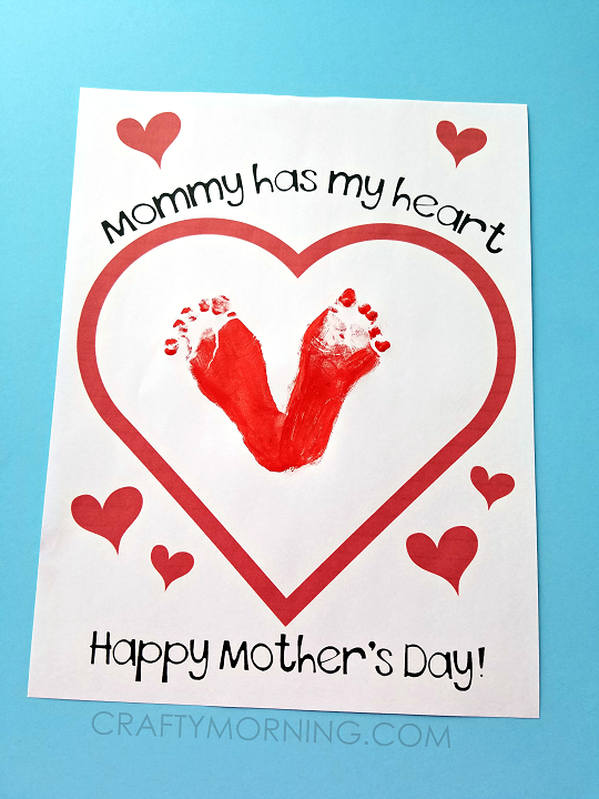 “Mommy Has My Heart” Mother’s Day Printable