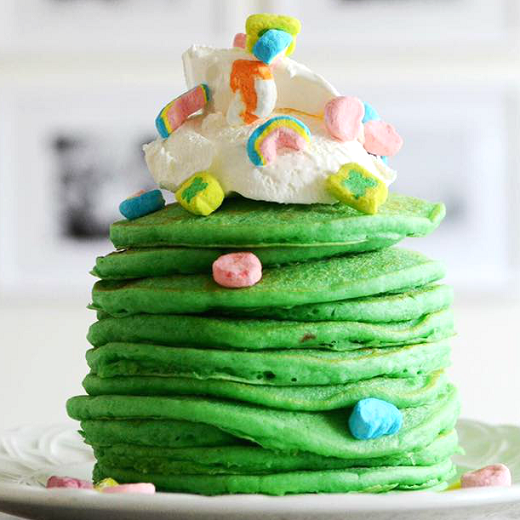 St. Patrick’s Day Lucky Pancakes