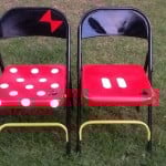 Metal Folding Chair Makeovers Metal Folding Chair Makeovers