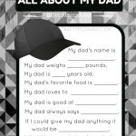 Printable "All About My Dad" Questions