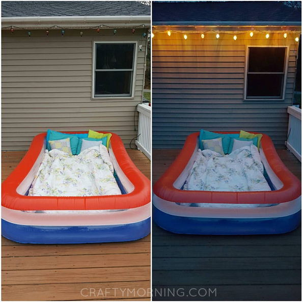 Lay Under the Stars in a Kiddie Pool