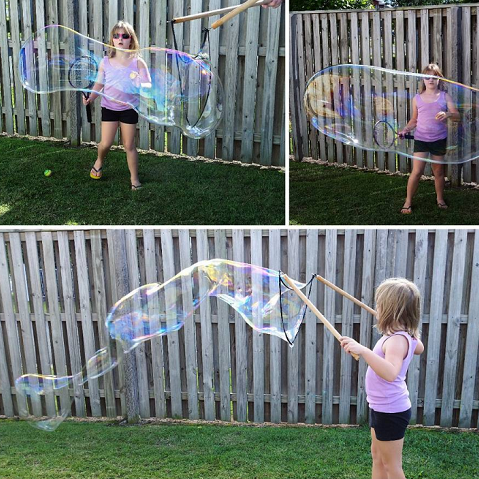 How to Make Giant Bubbles (Recipe + Hack)