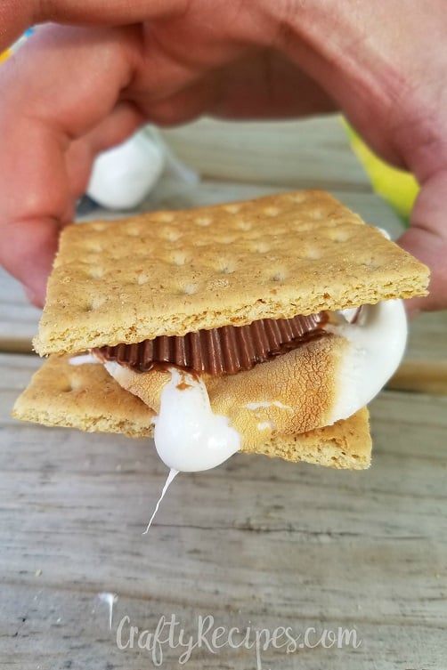 Reeses S’mores for a Campfire