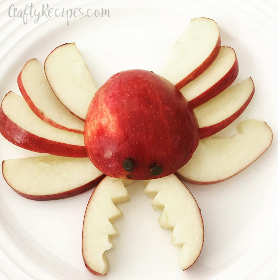 Apple Crab Snacks for Kids
