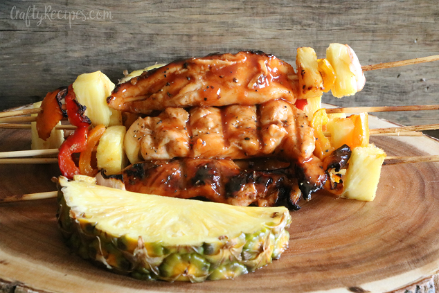 BBQ Ginger Chicken Kabobs Recipe