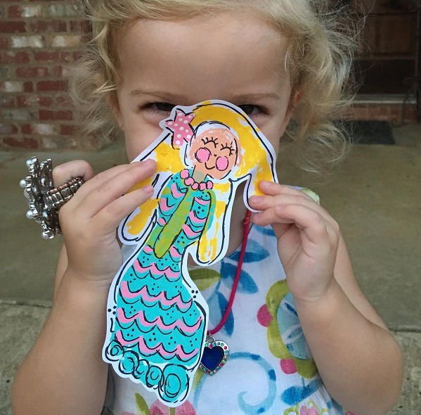 Handprint/Footprint Mermaid Kids Craft