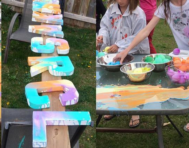 painting-letter-party-balloons-kids