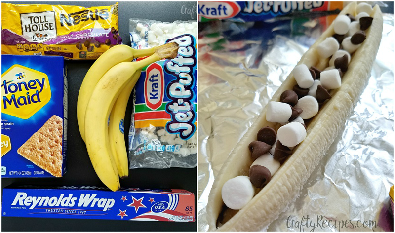 S’more Banana Boats