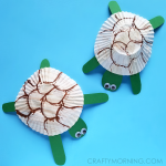 Cupcake Liner Turtle Craft for Kids