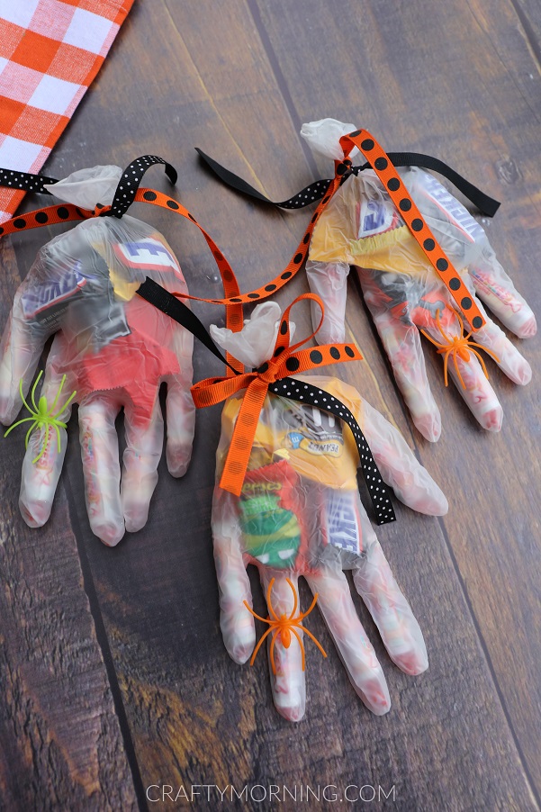 Halloween Candy Glove Treats