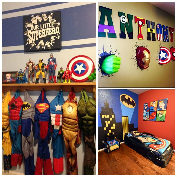 super hero wall ideas for kids - crafty morning