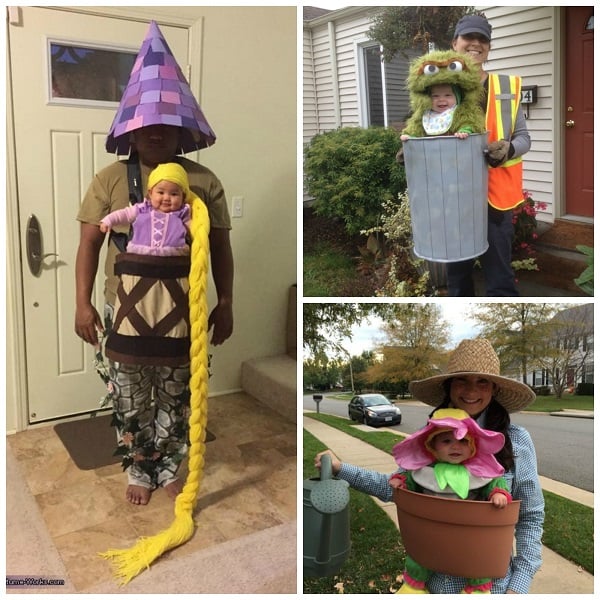 Clever Halloween Baby Carrier Costumes