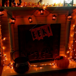 Decorate Your Fireplace for Halloween