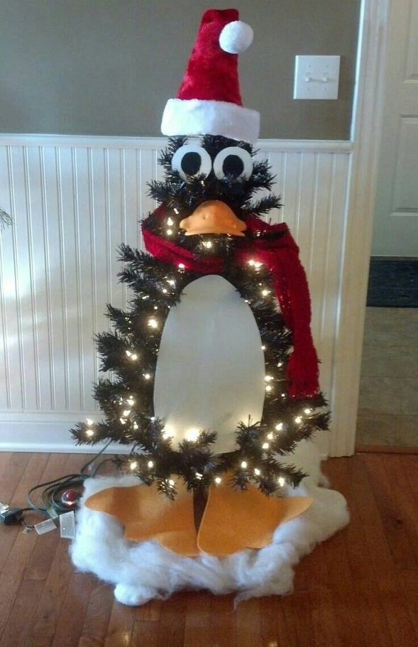 penguin-christmas-tree