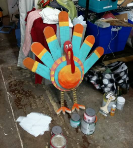 Wood Pallet Turkey for Thanksgiving Crafty Morning