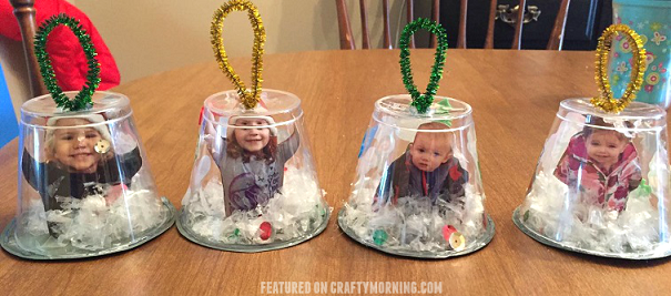 Snow Globe Cup Ornaments