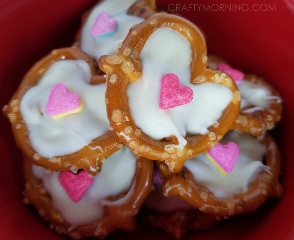 Heart Pretzels for Valentine’s Day