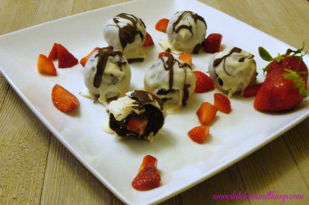 Chocolate Covered Strawberry Truffles