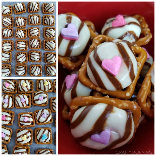 Pretzel Hugs Valentine Treats