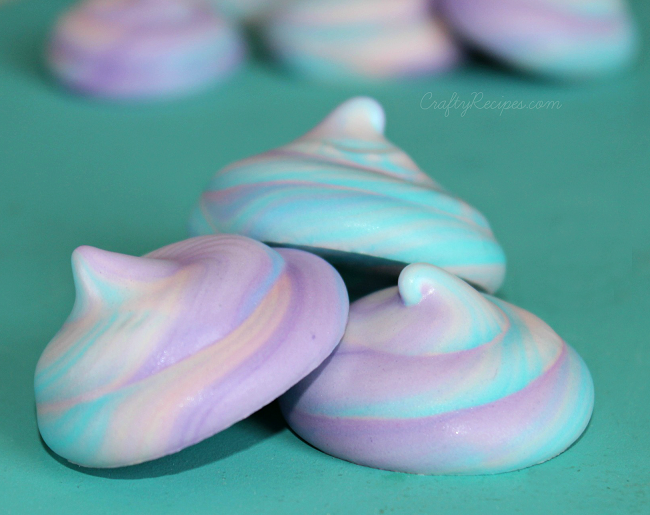 Unicorn Poop Meringue Cookies