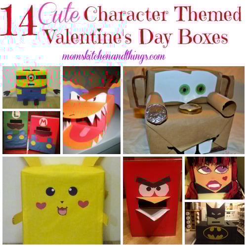 14 Cute Character Themed Valentine’s Day Boxes!