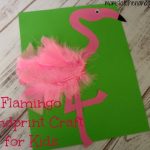 Flamingo Handprint Craft For Kids