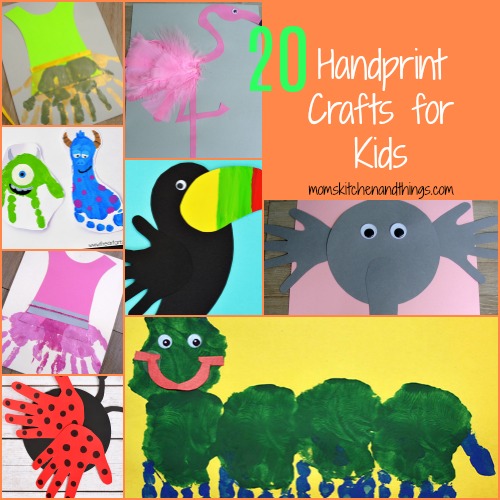 20 Handprint Crafts for Kids
