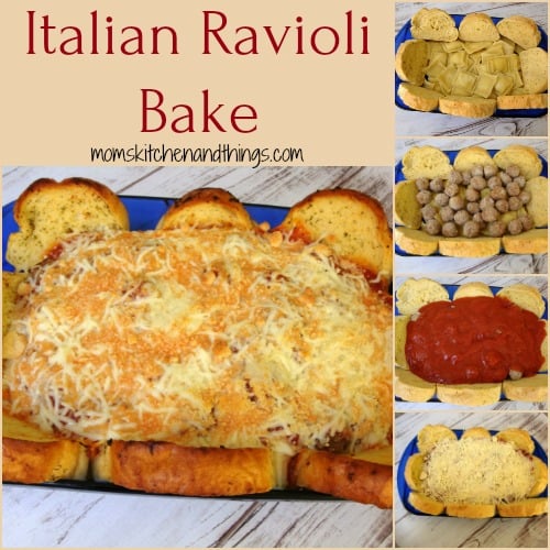 Italian Ravioli Bake