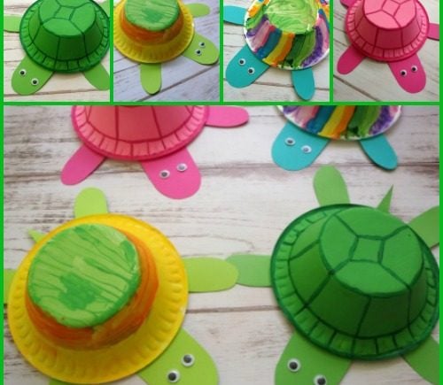 Styrofoam Bowl Turtles
