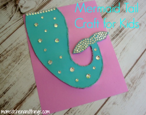 Mermaid Tail Craft for Kids