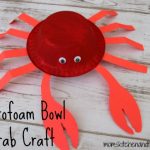 Styrofoam Bowl Crab Craft