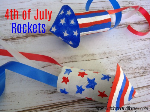 4th of July Toilet Roll Rockets