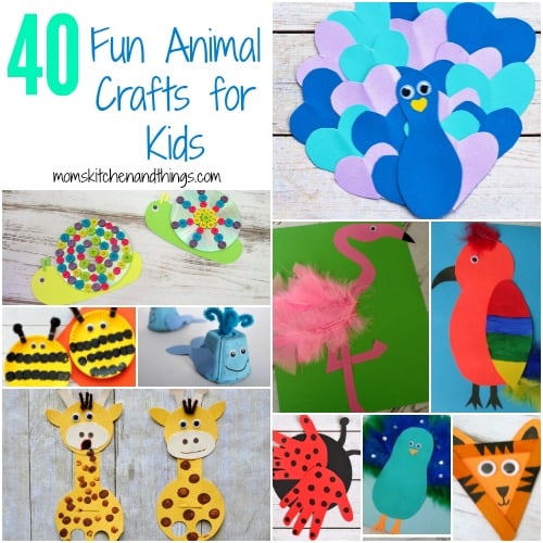 40 Fun Animal Crafts for Kids