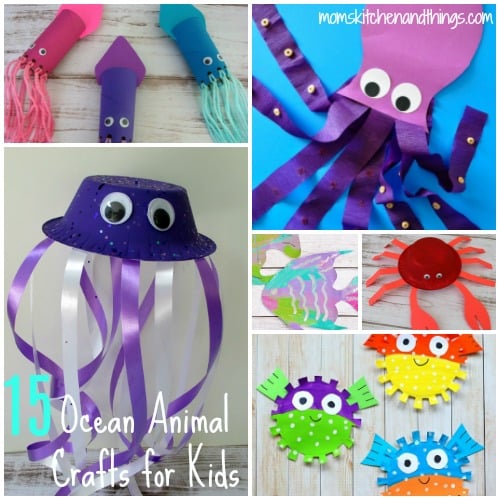 15 Ocean Animal Crafts for Kids