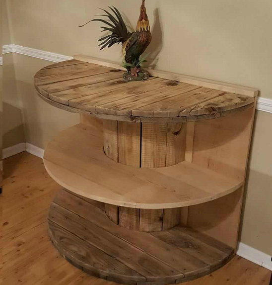 Repurposed Spool Table