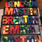 DIY Crayon Name Boxes