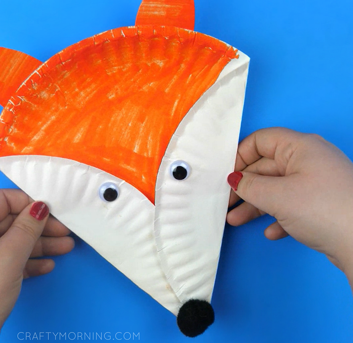 Paper Plate Fox Craft