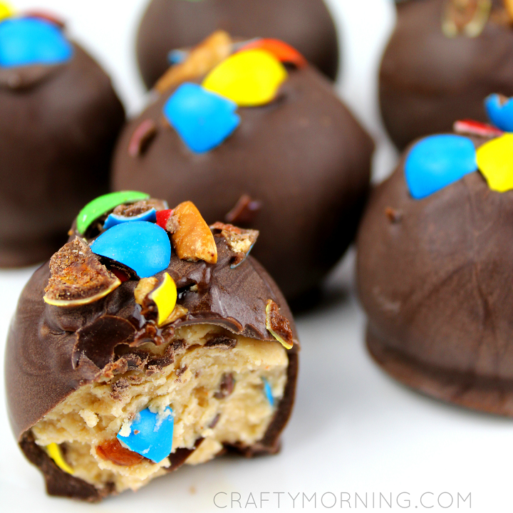 Peanut Butter M&M Truffles
